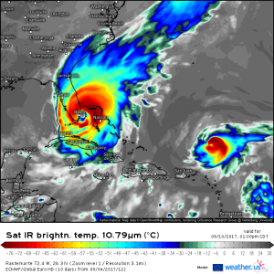 Major Hurricane Irma Set To Roar Through NE Leewards, Will Threaten Bahamas/Florida This Weekend
