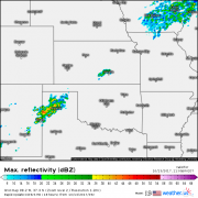 Chance Of Scattered Thunderstorms In Parts Of The Plains Today