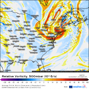 Strong Upper Level Low To Bring Rain And Snow To New England Thursday