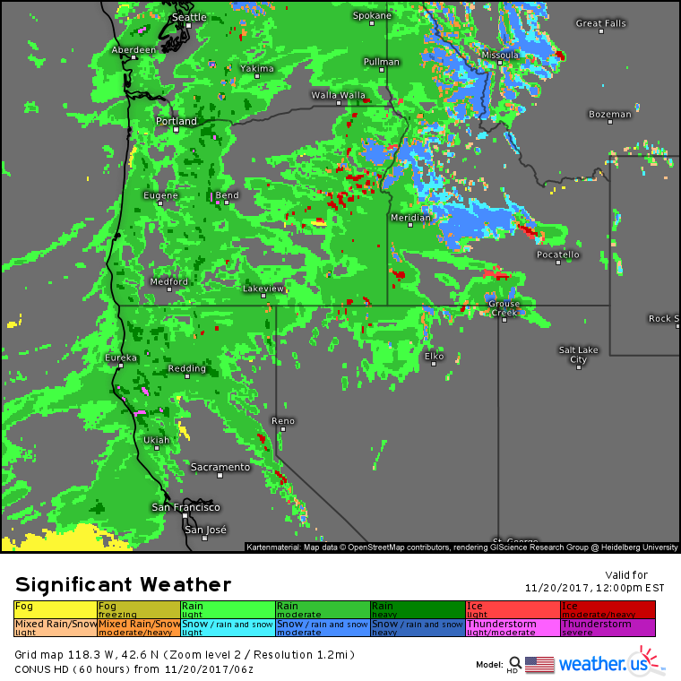 Rain And Mountain Snow Return To The Pacific Northwest Today | Weather