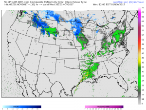 Pacific Storm To Bring Snow To Rockies And Upper Midwest Today