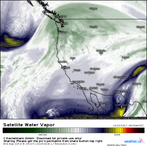 Strong Pacific Storm Moves Onshore In Washington And Oregon Today