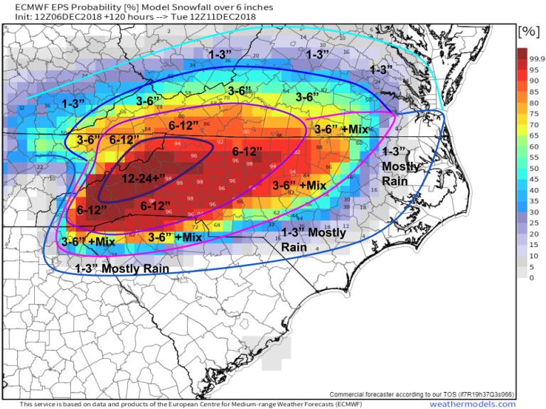 High Impact Winter Storm Likely From The Southern Plains To The Southern Appalachians