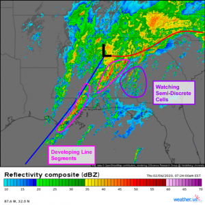 Intense Squall Line Expected To Move Through The Southeast Today