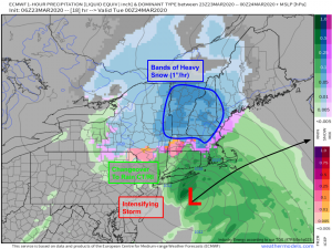 Late-Season Snowstorm To Impact the Northeast Today and Tonight