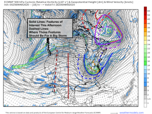 Ocean Storm To Bring Light Snow To Parts Of The Northeast On Its Way Out To Sea