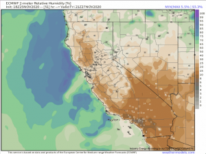 Yet Another Trough, This One Bringing Fire Threat to SoCal