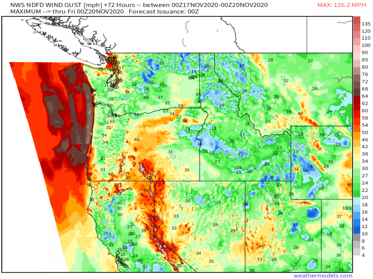 Storm Brings Strong Winds, Precipitation To West Coast | Weather.us Blog