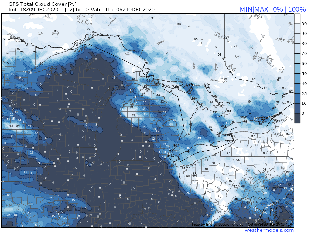 Cloud Cover Forecasts For Tonight’s Aurora Light Show Weather.us Blog