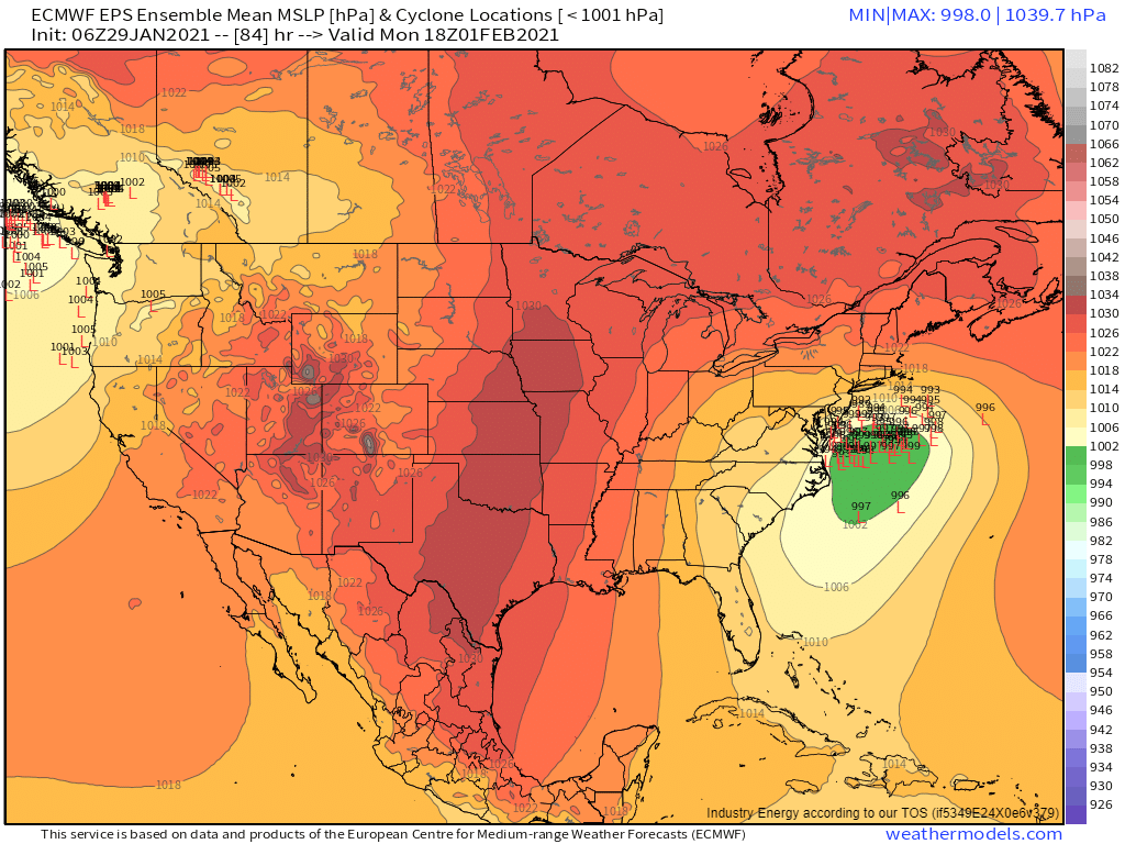 A First Look At an Impending Nor’easter Weather.us Blog