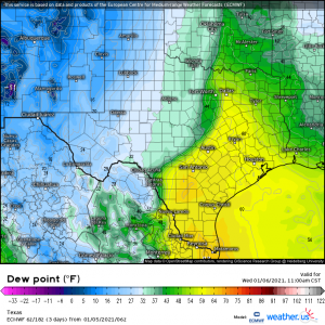 Digging Trough Brings Marginal Severe Thunderstorm Threat To Houston Tomorrow