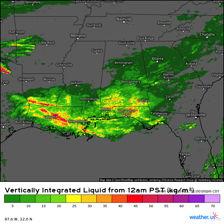 More Heavy Rain and Flooding for the South