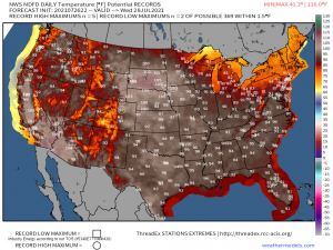 From Hot to Hotter – Record Heat Likely This Week
