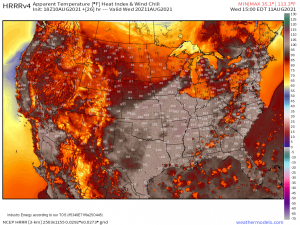 Feeling Hot – Sweltering Temperatures For Much of the US