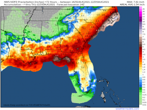 A Soggy Week Ahead for the Southeast