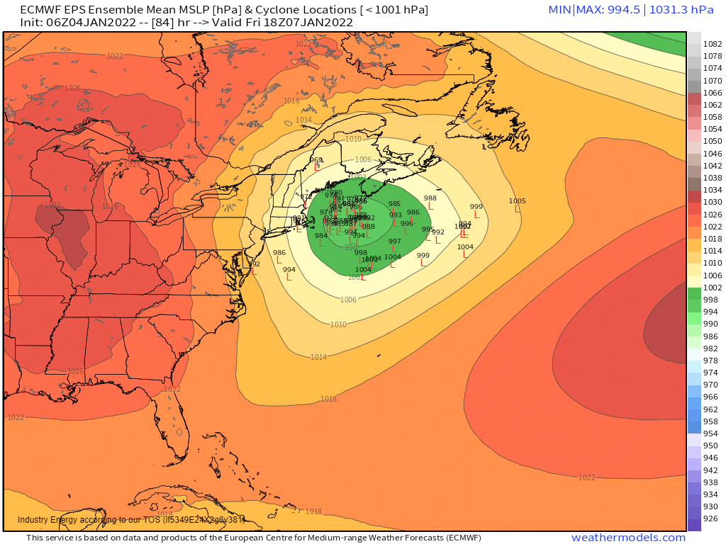 Forecasting a Potential Nor’easter  Weather.us Blog