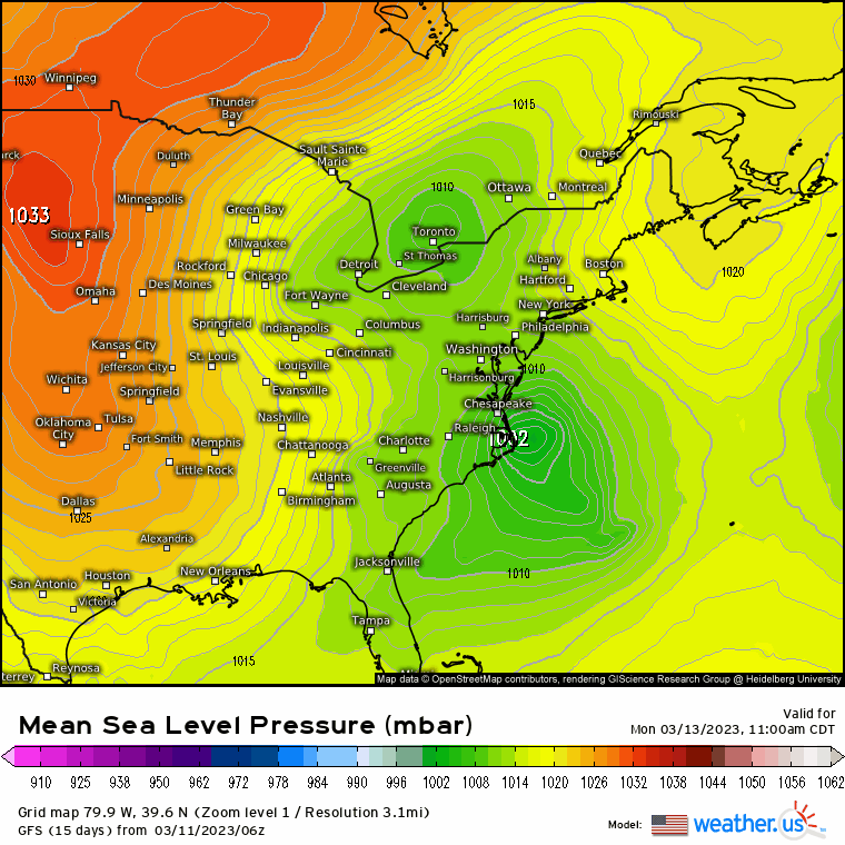 A Potent Nor’easter Early Next Week?