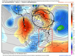 An Active End Of Month Pattern For the Great Lakes & Northeast Regions